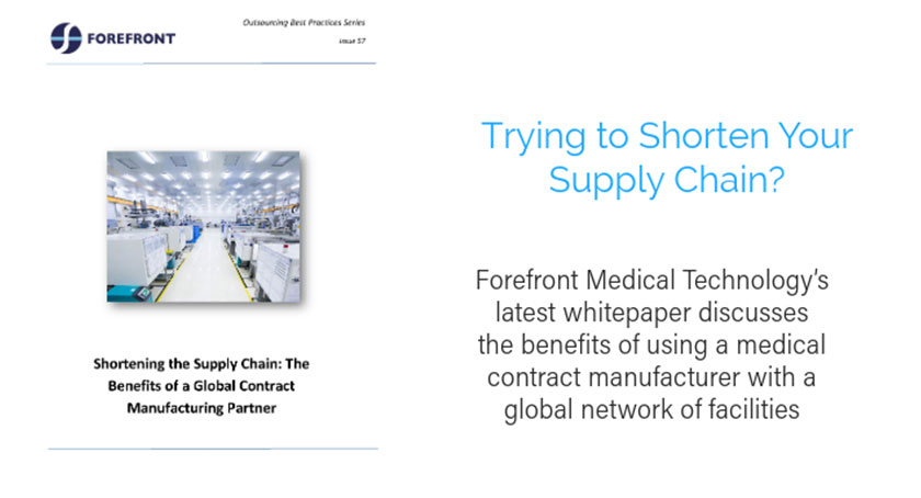 Shortening the Supply Chain: The Benefits of a Global Contract Manufacturing Partner